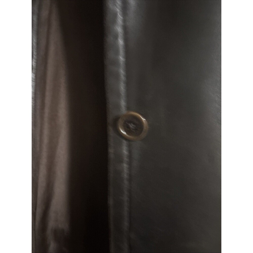 Coach Leather Jacket Womens Small Brown Blazer Button Front Made USA 1941 - Picture 11 of 11